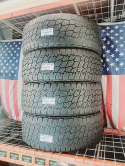 ⭐️ USED TIRES LT265/60R20 NITTO TERRA GRAPPLER G2 ALL TERRAIN JEEPS/TRUCKS OFF-ROAD CITY HIGHWAY 265 60 20