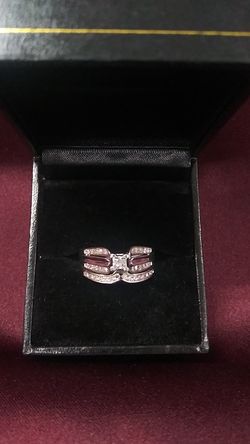 14k White Gold Wedding Set
