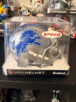Detroit Lions Riddell Speed mini football helmet Kenny Golladay"