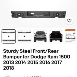 Hookeroad Bumpers For 13-18 Ram 1500