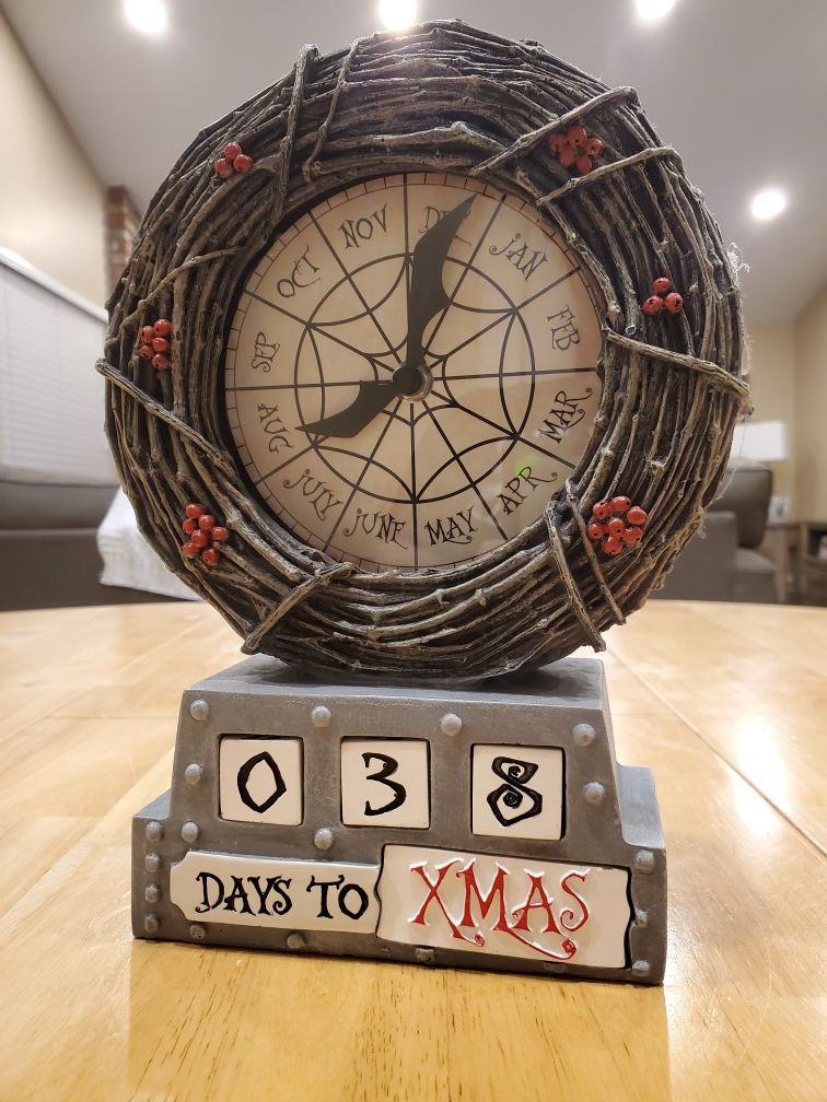 Nightmare Before Christmas Countdown Clock