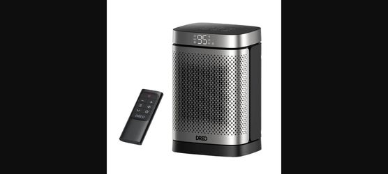 Dreo 1500W Atom Core Portable Oscillating Ceramic Space Heater - Silver