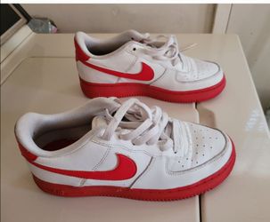 Nike Air Force 1 'White Red Sole 6Y