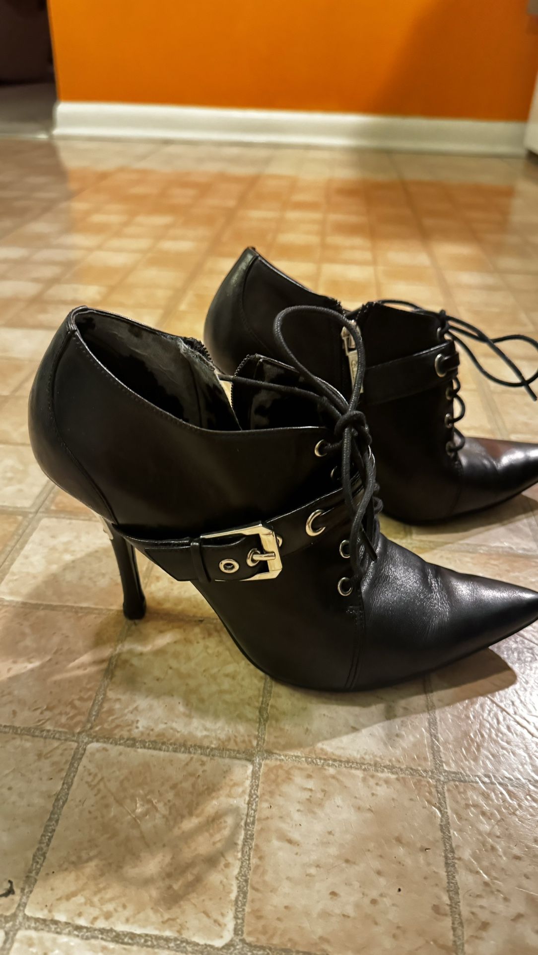 Guess High Heels Ankle Boots, Size 6,5 