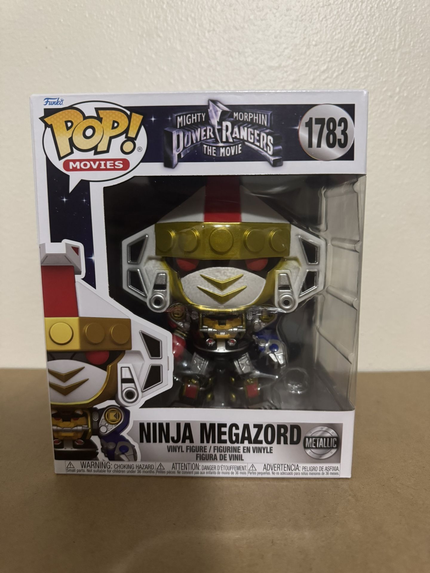 Funko Pop! Power Rangers The Movie: Super Ninja Megazord Metallic #1783