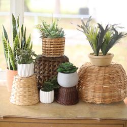 Boho Plant Stand Baskets