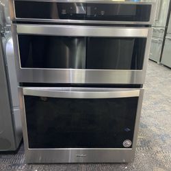 Whirlpool Smart 30” Wall Oven Combo Microwave  Stainless Steel 