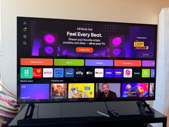 LG Smart TV 55inch with Soundbar and sub