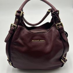 michael korrs burgundy purse