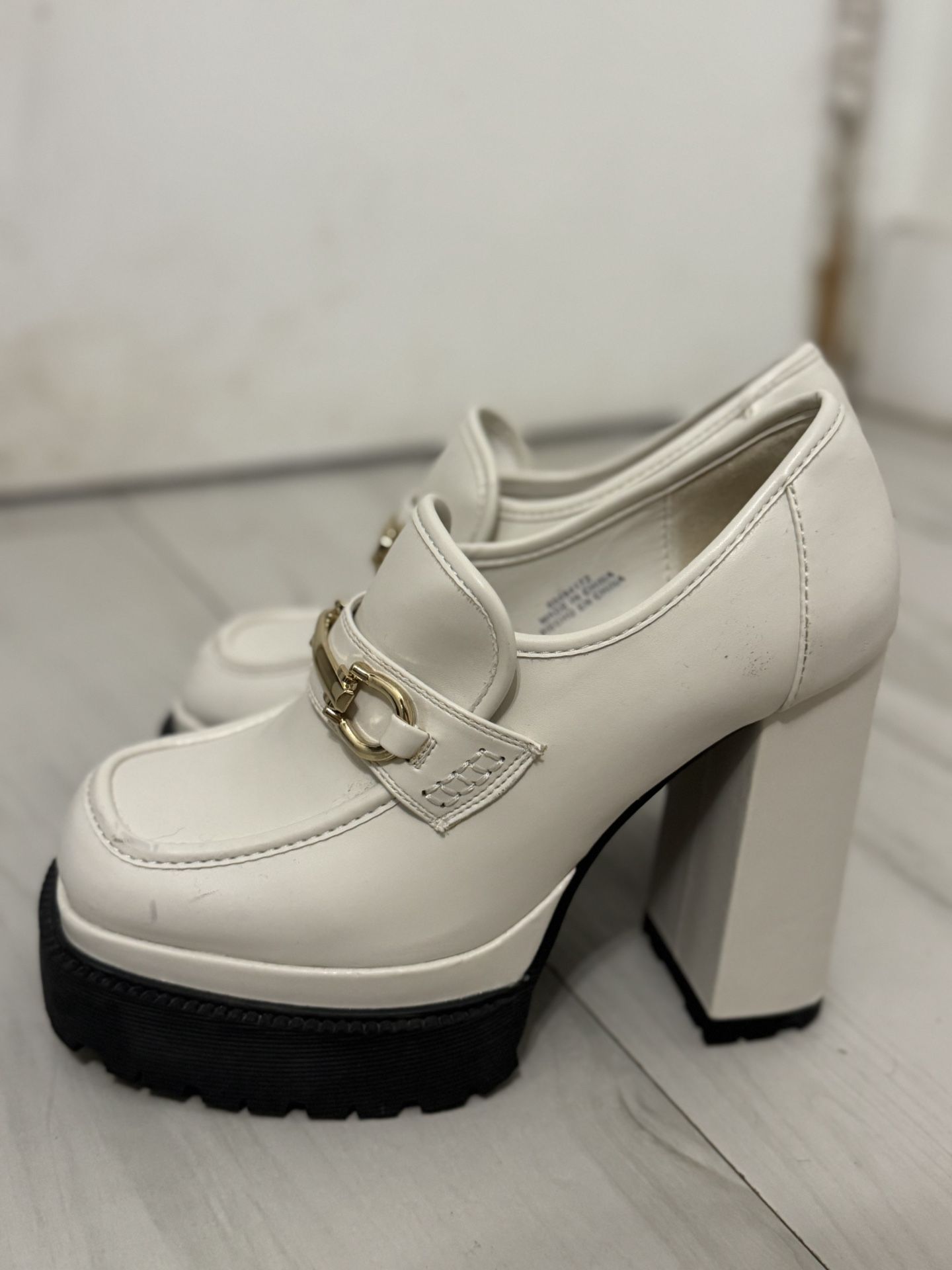 Forever 21 White Heels