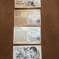 Vintage Base Ball Memorabilia 8$ A Piece See Pics While Supplies Last No Holds Nothing Else Offered 