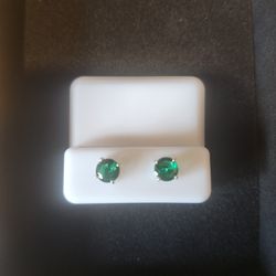 Emerald Nano Earrings 