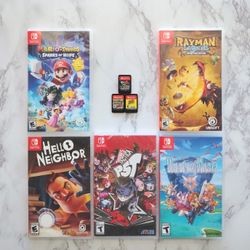 Nintendo Switch Games $10-$20 Each Minecraft, Rayman And More! 
