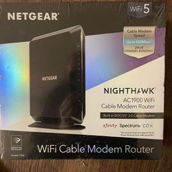 NETGEAR Nighthawk AC1900 WiFi DOCSIS 3.0 Cable Modem Router (C7000) 