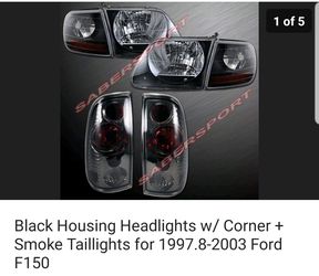 Set of headlights for Ford 150 ,97- 98-2003