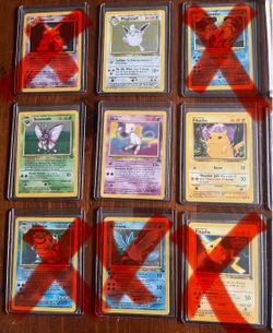 Vintage Pokemon Card Collection Holos and Rares