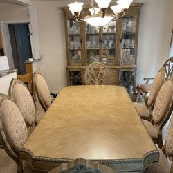 AICO By Michael Amini Dining Table And 10 Chairs