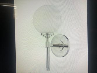 New— Hudson Valley Bowery 6 “ Single- Light Bathroom Sconce— Polished Nickel 