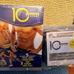 Tony Hortons 10 Minute Trainer Includes 5 Workouts & Resistance Band