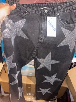 Blue B crystal bling brand new jeans. Show stopper stretch small