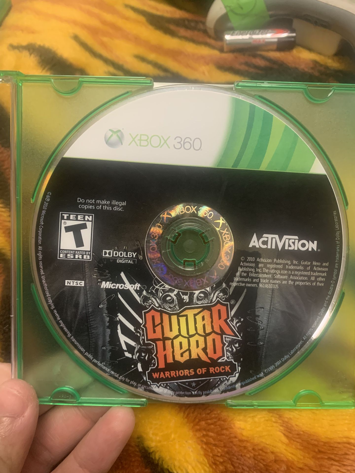 Guitar Hero Warriors Of Rock Xbox 360 Game