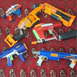 Nerf Guns (9 Total)