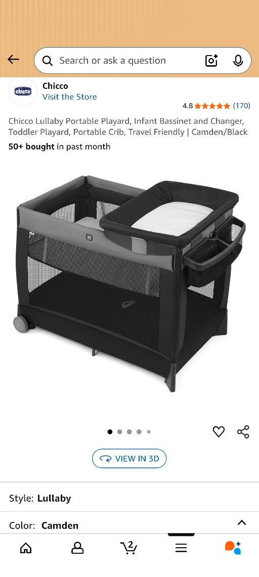 Chicco Lullaby Portable Playard with Changing Table