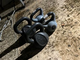 Kettlebell Set – 10 lb & 6 lb Pairs (4 Total)