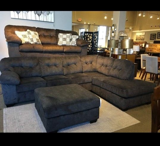 20A1S10*__Comfort Sectional Couch With Chaise * Brand New * In Stock *P A Y E A S I L Y