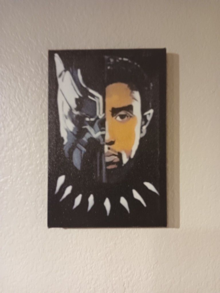 Black Panther Art - Waganda Canvas For Sale