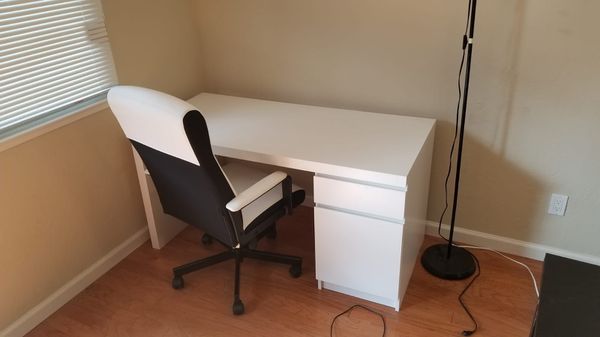 Ikea Malm Desk White For Sale In San Francisco Ca Offerup