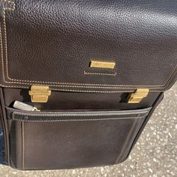 Brooks Brothers Leather Travel Suitcase Case - $80 FIRM 