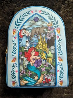 New!!! The Little Mermaid With Ariel Loungefly mini backpack