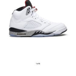 Retro 5 Fire Red