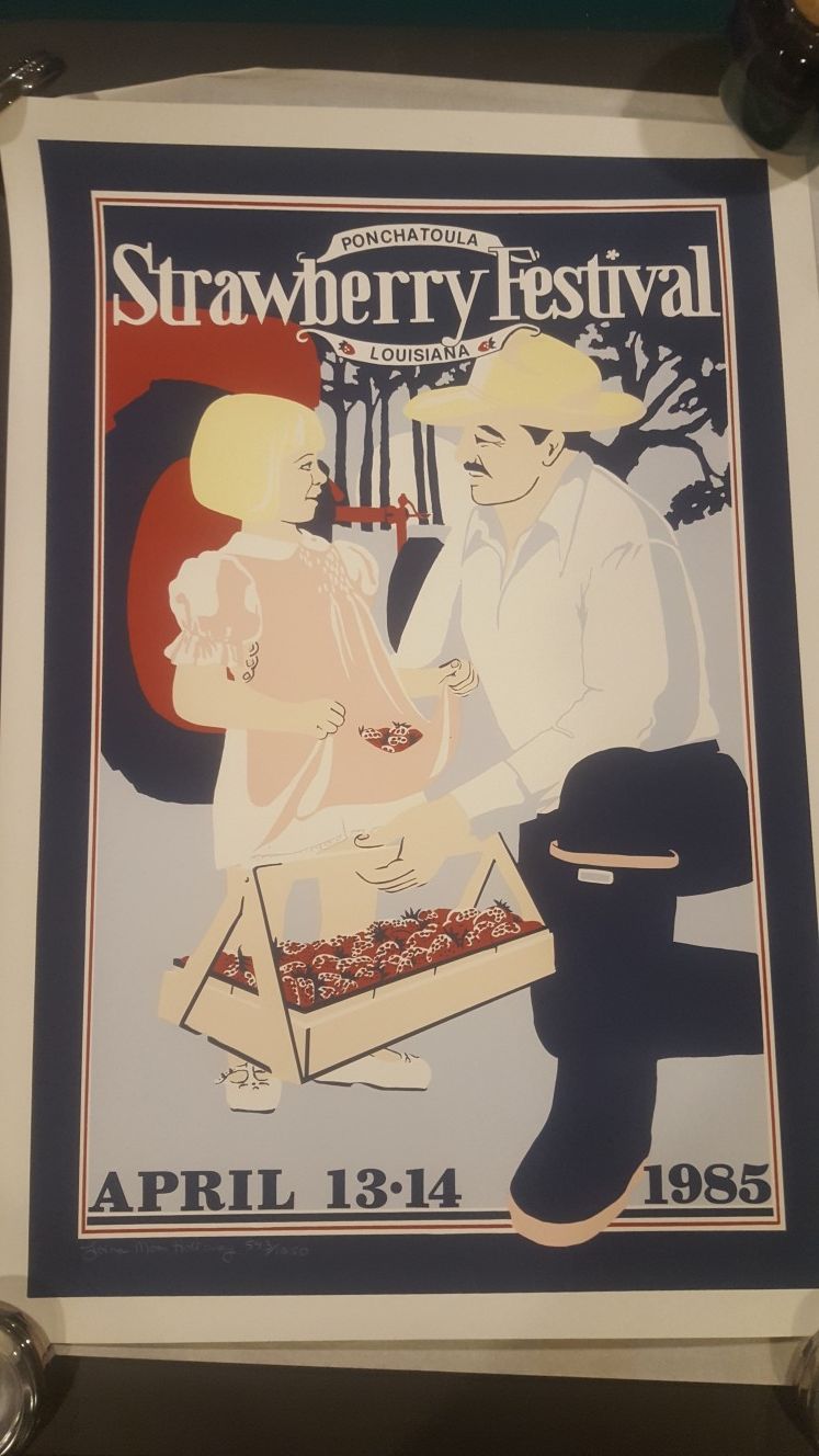 Strawberry festival poster