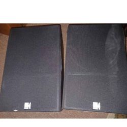Kef C35 Uni-Q Technology Bookshelf Speakers (Pair) Tested Amp Home Stereo Audio