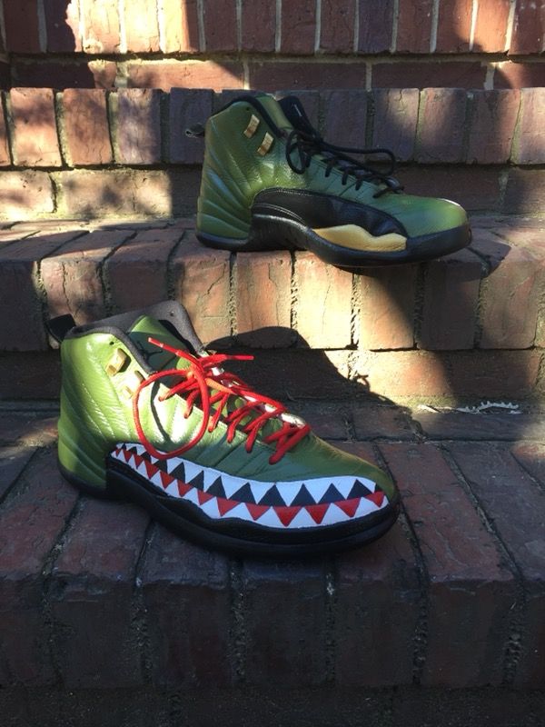 Jordan cheap 12 bape