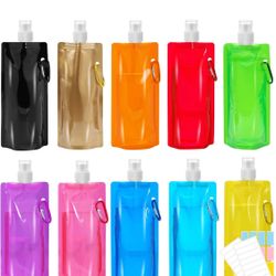 Collapsible Water Bottles,Reusable Drinking Water Bags