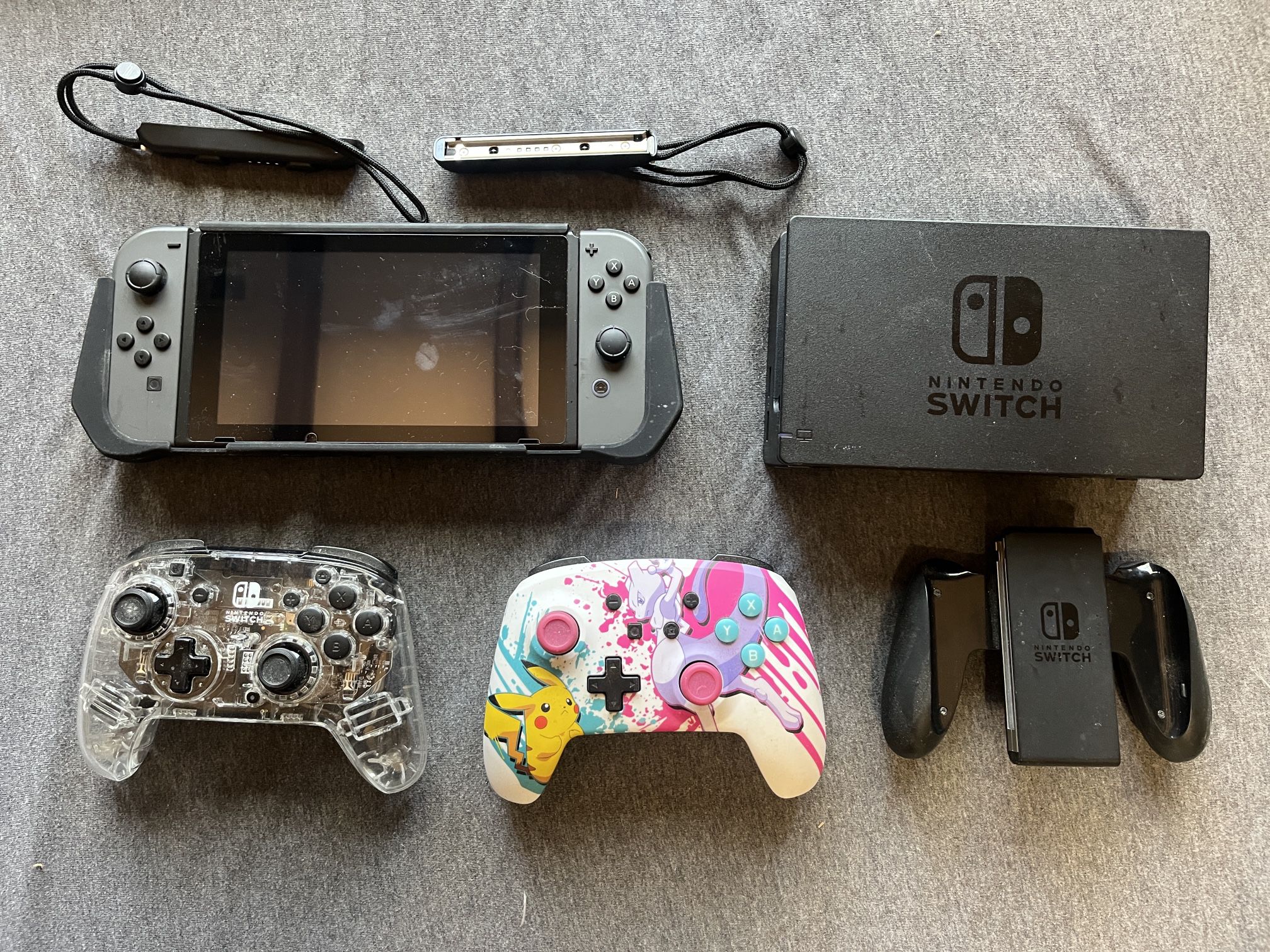 Nintendo Switch + Controllers