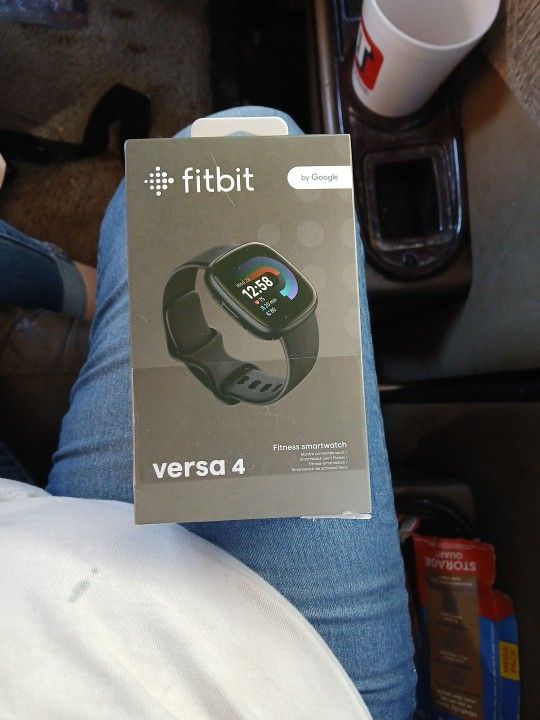 Fitbit Versa 4 Smartwatch NEW Sealed – Fitness Watch by Google (Black or Blue)
