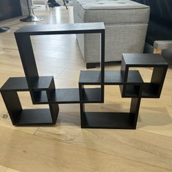 Modern Wall Decor Floating Shelf W Free Pic Frames