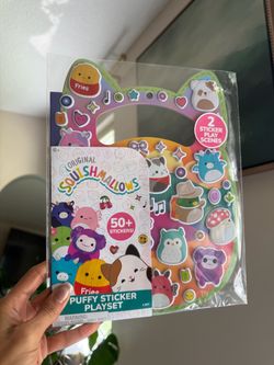 Squishmallows Puffy Sticker Playset