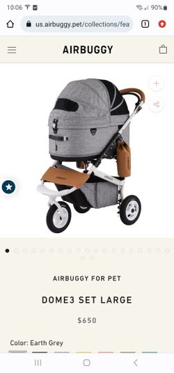 AIRBUGGY Pet Stroller Large - Grey
