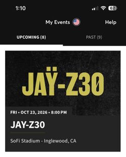 JAY-Z30 Concert Tickets LA