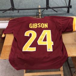 Antonio Gibson #24 Signed Jersey Commanders Becket Certificate 💵  💳  💵  Cash and Card Accepted