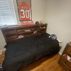 Twin Size Bed With Dresser