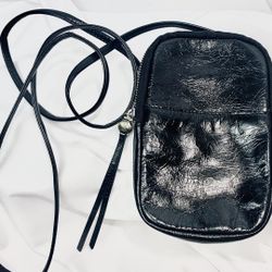 HOBO Small Cross-Body Bag (Leather / Black)