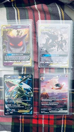Pokemon cards mix lot gengar gx Charizard ex umbreon gx rayquaza ex