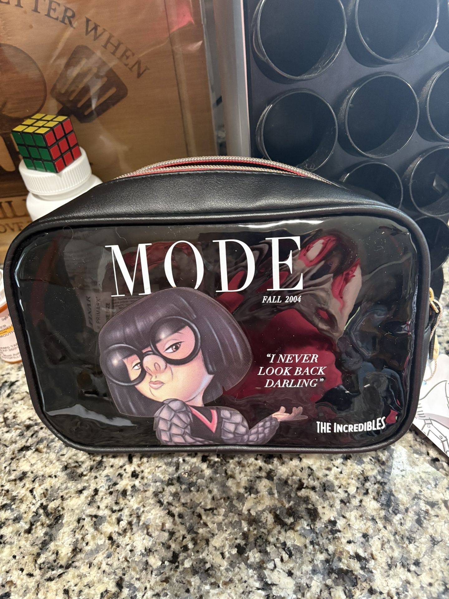 Pixar Mode Clear Zipper Bag. New W Tag. Pu Bridgewater 