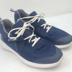 FootJoy FJ Flex Mens Size 11 W Blue Spikeless Golf Shoes 56102